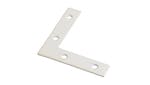 Image of Forge Corner Plates White 75mm (Pack 10)