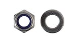 ForgeFix Hexagonal Nuts with Nylon Inserts, S/S