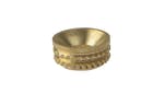 Image of ForgeFix Screw Cup Sockets Solid Brass Polished No. 8 Bag 100