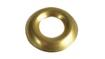 Image of ForgeFix Screw Cup Washers, Polished Brass