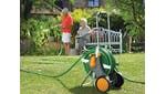 Hozelock 2460 90m Assembled Metal Hose Cart ONLY