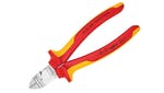 Image of Knipex VDE Diagonal Insulation Stripper & Side Cutter 160mm