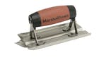 Marshalltown M180D Stainless Steel Groover Trowel DuraSoft® Handle 6 x 3in