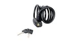 Image of Master Lock Black Self Coiling Keyed Cable 1.8m x 8mm