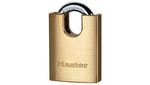 Image of Master Lock Solid Brass Padlocks Shrouded Shackles