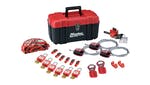 Image of Master Lock Valve & Electrical Lockout Toolbox Kit 23-Piece