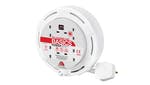 Masterplug Cassette Cable Reel 240V 13A 4-Socket Thermal Cut-Out White 4m