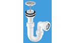 Image of Adjustable Inlet Tubular Basin Trap with Centre Pin Waste