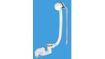 Image of Chrome Plated Brass Bath Filler and Overflow (Clicker)