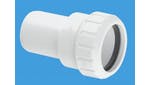 Image of Surefit Straight Connector HDPE Waste Pipe to to Soil Pipe Branch