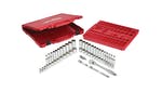 Image of Milwaukee Hand Tools 3/8in Drive Ratcheting Socket Set Metric & Imperial, 56 Piece