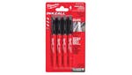 Milwaukee Hand Tools INKZALL™ Ultra Fine Tip Marker Black (Pack 4)