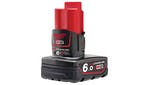 Image of Milwaukee Power Tools M12 B6 REDLITHIUM-ION™ Battery Pack 12V 6.0Ah Li-ion