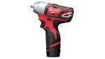 Milwaukee Power Tools M12 BIW14-202C Sub Compact 1/4in Impact Wrench 12V 2 x 2.0Ah Li-ion