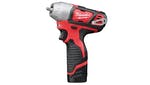 Image of Milwaukee Power Tools M12 BIW14-202C Sub Compact 1/4in Impact Wrench 12V 2 x 2.0Ah Li-ion