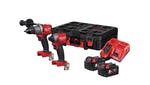 Image of Milwaukee Power Tools M18 FPP2L2-502P FUEL™ Powerpack Twin Pack 18V 2 x 5.0Ah Li-ion