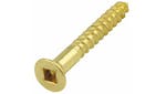 Olympic *8 x 3/4 CSK Sq Recess Brass