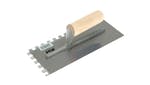 R.S.T. Notched Trowel 10mm Square Notches Wooden Handle 11 x 4.1/2in