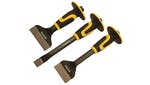 Image of Roughneck Chisel & Bolster 3 Piece Set 76 x 254mm 70 x 216mm & 254 x 25mm