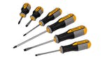 Roughneck Screwdriver Set, 6 Piece SL/PZ