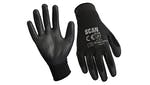Scan Black PU Coated Gloves