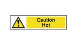 Image of Scan Caution Hot - PVC 200 x 50mm