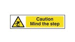 Image of Scan Caution Mind The Step - PVC 200 x 50mm