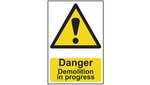 Image of Scan Danger Demolition In Progress - PVC 400 x 600mm