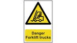 Image of Scan Danger Forklift Trucks - PVC 200 x 300mm