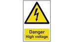 Image of Scan Danger High Voltage - PVC 200 x 300mm