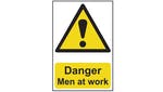 Scan Danger Men At Work - PVC 200 x 300mm