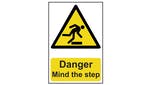 Image of Scan Danger Mind The Step - PVC 200 x 300mm