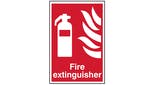 Image of Scan Fire Extinguisher - PVC 200 x 300mm