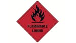 Image of Scan Flammable Liquid SAV - 100 x 100mm