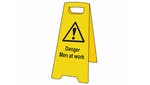 Scan Heavy-Duty 'A' Board: Danger Men At Work