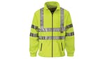 Image of Scan Hi-Vis Yellow Full Zip Fleece