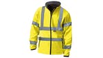 Image of Scan Hi-Vis Yellow Softshell Jacket