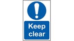 Image of Scan Keep Clear - PVC 200 x 300mm