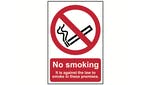 Image of Scan No Smoking It Is Against The Law To Smoke In These Premises - PVC 200 x 300mm