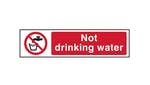 Scan Not Drinking Water - PVC 200 x 50mm