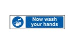 Image of Scan Now Wash Your Hands - PVC 200 x 50mm