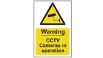 Image of Scan Warning CCTV Cameras in Operation - PVC 200 x 300mm