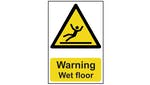 Scan Warning Wet Floor - PVC 200 x 300mm