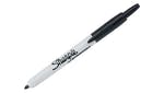 Sharpie® Retractable Fine Permanent Marker Black