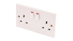 Image of SMJ Switched Socket 2-Gang 13A Clam Pack