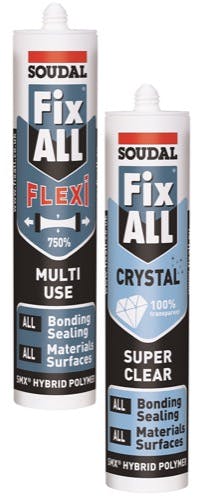 Soudal Fix ALL FLEXI BLACK Multi Use Sealant Adhesive Food Safe