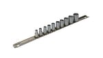 Stahlwille Bi-Hexagon Socket Set of 10 with Clip Strip AF 1/4in Drive