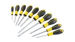 Image of Stanley Tools 0-60-211 Essential Screwdriver Set, 10 Piece SL/PH/PZ