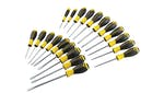 Image of Stanley Tools 0-60-213 Essential Screwdriver Set, 20 Piece SL/PH/PZ/TX