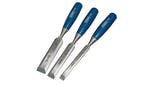 Image of Stanley Tools 5002 Bevel Edge Chisel Set, 3 Piece: 12 18 & 25mm